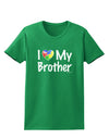 I Heart My Brother - Autism Awareness Womens Dark T-Shirt by TooLoud-Womens T-Shirt-TooLoud-Kelly-Green-X-Small-Davson Sales