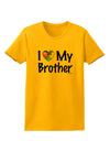 I Heart My Brother - Autism Awareness Womens T-Shirt by TooLoud-Womens T-Shirt-TooLoud-Gold-X-Small-Davson Sales