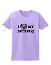 I Heart My Bulldog Womens T-Shirt by TooLoud-Womens T-Shirt-TooLoud-Lavender-X-Small-Davson Sales