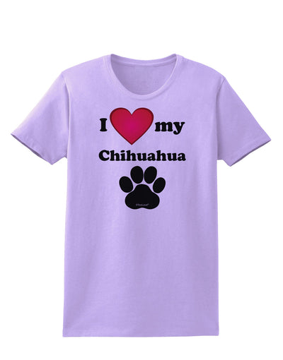 I Heart My Chihuahua Womens T-Shirt by TooLoud-TooLoud-Lavender-X-Small-Davson Sales