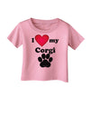 I Heart My Corgi Infant T-Shirt by TooLoud-TooLoud-Candy-Pink-06-Months-Davson Sales