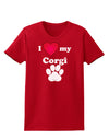 I Heart My Corgi Womens Dark T-Shirt by TooLoud-TooLoud-Red-X-Small-Davson Sales