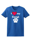 I Heart My Corgi Womens Dark T-Shirt by TooLoud-TooLoud-Royal-Blue-X-Small-Davson Sales