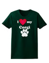 I Heart My Corgi Womens Dark T-Shirt by TooLoud-TooLoud-Forest-Green-Small-Davson Sales