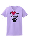 I Heart My Corgi Womens T-Shirt by TooLoud-TooLoud-Lavender-X-Small-Davson Sales