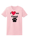 I Heart My Corgi Womens T-Shirt by TooLoud-TooLoud-PalePink-X-Small-Davson Sales