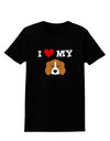 I Heart My - Cute Beagle Dog Womens Dark T-Shirt by TooLoud-Womens T-Shirt-TooLoud-Black-X-Small-Davson Sales