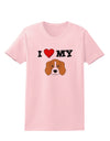 I Heart My - Cute Beagle Dog Womens T-Shirt by TooLoud-Womens T-Shirt-TooLoud-PalePink-X-Small-Davson Sales
