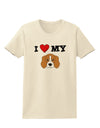 I Heart My - Cute Beagle Dog Womens T-Shirt by TooLoud-Womens T-Shirt-TooLoud-Natural-X-Small-Davson Sales
