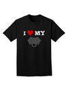 I Heart My - Cute Black Labrador Retriever Dog Adult Dark T-Shirt by TooLoud-Mens T-Shirt-TooLoud-Black-Small-Davson Sales