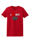 I Heart My - Cute Black Labrador Retriever Dog Womens Dark T-Shirt by TooLoud-Womens T-Shirt-TooLoud-Red-X-Small-Davson Sales