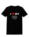 I Heart My - Cute Black Labrador Retriever Dog Womens Dark T-Shirt by TooLoud-Womens T-Shirt-TooLoud-Black-X-Small-Davson Sales