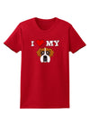 I Heart My - Cute Boxer Dog Womens Dark T-Shirt by TooLoud-Womens T-Shirt-TooLoud-Red-X-Small-Davson Sales