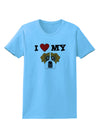 I Heart My - Cute Boxer Dog Womens T-Shirt by TooLoud-Womens T-Shirt-TooLoud-Aquatic-Blue-X-Small-Davson Sales