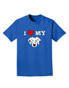 I Heart My - Cute Dalmatian Dog Adult Dark T-Shirt by TooLoud-Mens T-Shirt-TooLoud-Royal-Blue-Small-Davson Sales