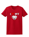 I Heart My - Cute Dalmatian Dog Womens Dark T-Shirt by TooLoud-Womens T-Shirt-TooLoud-Red-X-Small-Davson Sales