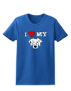 I Heart My - Cute Dalmatian Dog Womens Dark T-Shirt by TooLoud-Womens T-Shirt-TooLoud-Royal-Blue-X-Small-Davson Sales