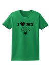 I Heart My - Cute Dalmatian Dog Womens T-Shirt by TooLoud-Womens T-Shirt-TooLoud-Kelly-Green-X-Small-Davson Sales