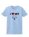 I Heart My - Cute Dalmatian Dog Womens T-Shirt by TooLoud-Womens T-Shirt-TooLoud-Light-Blue-X-Small-Davson Sales