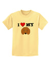 I Heart My - Cute Doxie Dachshund Dog Childrens T-Shirt by TooLoud-Childrens T-Shirt-TooLoud-Daffodil-Yellow-X-Small-Davson Sales