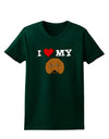 I Heart My - Cute Doxie Dachshund Dog Womens Dark T-Shirt by TooLoud-Womens T-Shirt-TooLoud-Forest-Green-Small-Davson Sales