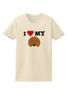 I Heart My - Cute Doxie Dachshund Dog Womens T-Shirt by TooLoud-Womens T-Shirt-TooLoud-Natural-X-Small-Davson Sales