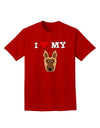 I Heart My - Cute German Shepherd Dog Adult Dark T-Shirt by TooLoud-Mens T-Shirt-TooLoud-Red-Small-Davson Sales