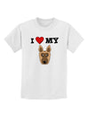 I Heart My - Cute German Shepherd Dog Childrens T-Shirt by TooLoud-Childrens T-Shirt-TooLoud-White-X-Small-Davson Sales