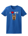 I Heart My - Cute German Shepherd Dog Womens Dark T-Shirt by TooLoud-Womens T-Shirt-TooLoud-Royal-Blue-X-Small-Davson Sales