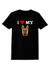 I Heart My - Cute German Shepherd Dog Womens Dark T-Shirt by TooLoud-Womens T-Shirt-TooLoud-Black-X-Small-Davson Sales