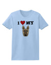 I Heart My - Cute German Shepherd Dog Womens T-Shirt by TooLoud-Womens T-Shirt-TooLoud-Light-Blue-X-Small-Davson Sales