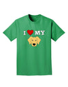 I Heart My - Cute Golden Retriever Dog Adult Dark T-Shirt by TooLoud-Mens T-Shirt-TooLoud-Kelly-Green-Small-Davson Sales