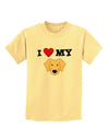 I Heart My - Cute Golden Retriever Dog Childrens T-Shirt by TooLoud-Childrens T-Shirt-TooLoud-Daffodil-Yellow-X-Small-Davson Sales