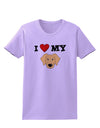 I Heart My - Cute Golden Retriever Dog Womens T-Shirt by TooLoud-Womens T-Shirt-TooLoud-Lavender-X-Small-Davson Sales