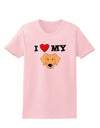 I Heart My - Cute Golden Retriever Dog Womens T-Shirt by TooLoud-Womens T-Shirt-TooLoud-PalePink-X-Small-Davson Sales