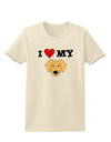 I Heart My - Cute Golden Retriever Dog Womens T-Shirt by TooLoud-Womens T-Shirt-TooLoud-Natural-X-Small-Davson Sales