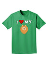 I Heart My - Cute Pomeranian Dog Adult Dark T-Shirt by TooLoud-Mens T-Shirt-TooLoud-Kelly-Green-Small-Davson Sales