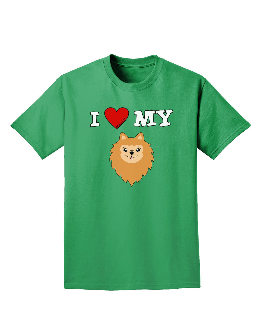 I Heart My - Cute Pomeranian Dog Adult Dark T-Shirt by TooLoud-Mens T-Shirt-TooLoud-Purple-Small-Davson Sales