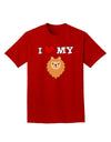 I Heart My - Cute Pomeranian Dog Adult Dark T-Shirt by TooLoud-Mens T-Shirt-TooLoud-Red-Small-Davson Sales