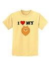 I Heart My - Cute Pomeranian Dog Childrens T-Shirt by TooLoud-Childrens T-Shirt-TooLoud-Daffodil-Yellow-X-Small-Davson Sales