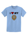 I Heart My - Cute Pomeranian Dog Childrens T-Shirt by TooLoud-Childrens T-Shirt-TooLoud-Light-Blue-X-Small-Davson Sales