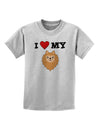 I Heart My - Cute Pomeranian Dog Childrens T-Shirt by TooLoud-Childrens T-Shirt-TooLoud-AshGray-X-Small-Davson Sales