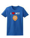 I Heart My - Cute Pomeranian Dog Womens Dark T-Shirt by TooLoud-Womens T-Shirt-TooLoud-Royal-Blue-X-Small-Davson Sales