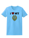 I Heart My - Cute Pomeranian Dog Womens T-Shirt by TooLoud-Womens T-Shirt-TooLoud-Aquatic-Blue-X-Small-Davson Sales