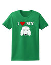 I Heart My - Cute Poodle Dog - White Womens Dark T-Shirt by TooLoud-Womens T-Shirt-TooLoud-Kelly-Green-X-Small-Davson Sales