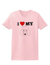 I Heart My - Cute Poodle Dog - White Womens T-Shirt by TooLoud-Womens T-Shirt-TooLoud-PalePink-X-Small-Davson Sales