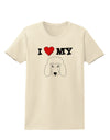 I Heart My - Cute Poodle Dog - White Womens T-Shirt by TooLoud-Womens T-Shirt-TooLoud-Natural-X-Small-Davson Sales
