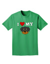 I Heart My - Cute Rottweiler Dog Adult Dark T-Shirt by TooLoud-Mens T-Shirt-TooLoud-Kelly-Green-Small-Davson Sales