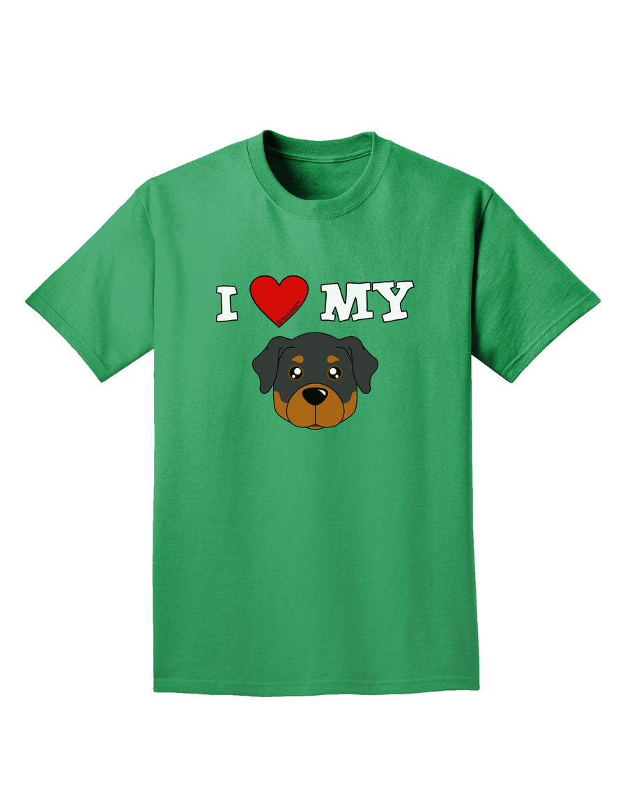 I Heart My - Cute Rottweiler Dog Adult Dark T-Shirt by TooLoud-Mens T-Shirt-TooLoud-Purple-Small-Davson Sales