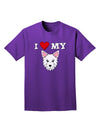 I Heart My - Cute Westie Dog Adult Dark T-Shirt by TooLoud-Mens T-Shirt-TooLoud-Purple-Small-Davson Sales